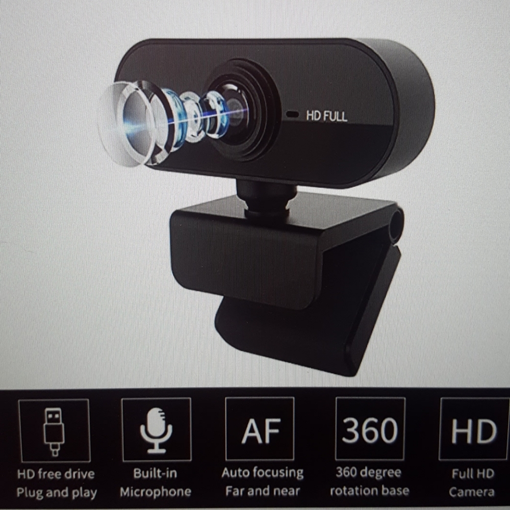 Webcam with microphone